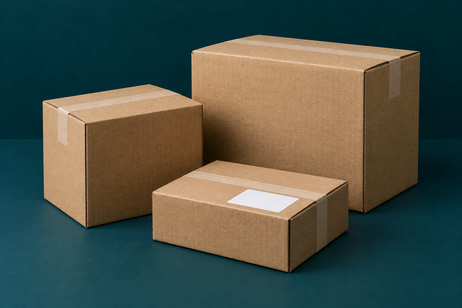 Colis de différents formats, illustration de l'offre de transport OVRSEA